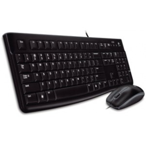 KIT MOUSE + Tastatura Logitech Desktop MK120, US, USB, negru